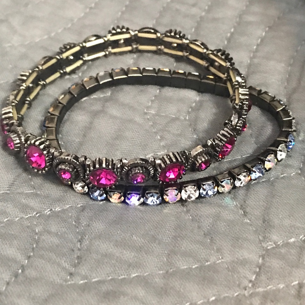 Two sparkly bracelets