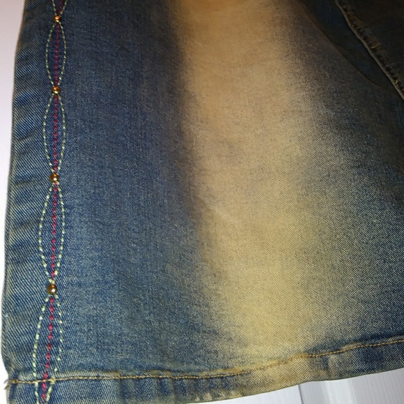 SOLD π Plus Size Jean Skirt π - Picture 2 of 3
