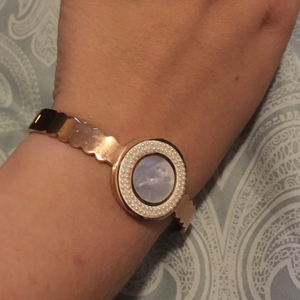 Mother of Pearl and rose gold bracelet