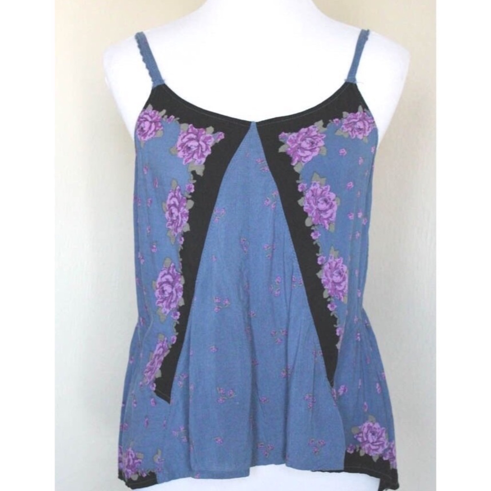 Free People Floral Tank Top