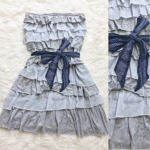 GILLY HICKS TIERRED RUFFLE DRESS