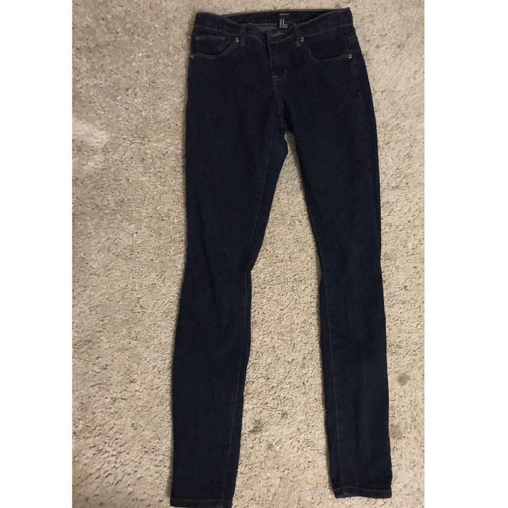 Super skinny dark jeans