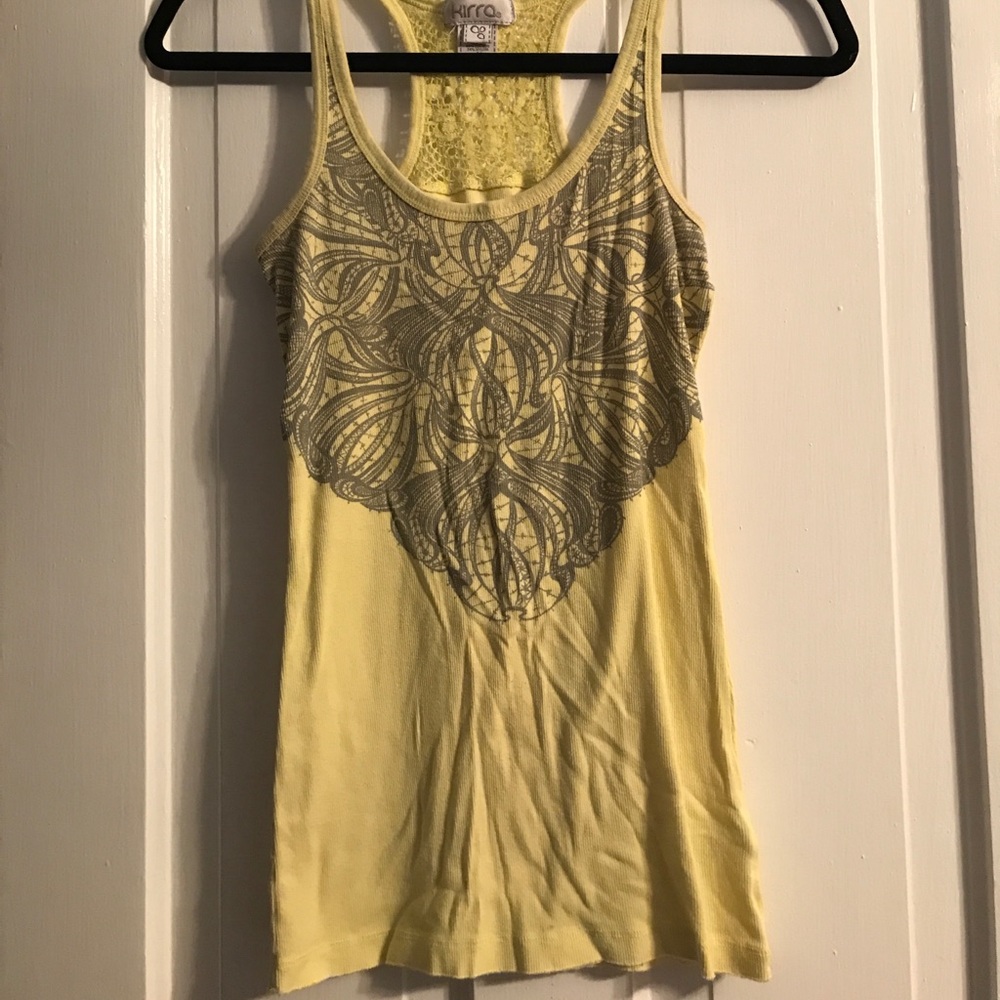 Kirra Brand Yellow Tank Top