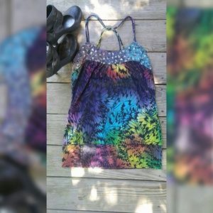 😍Colorful Butterfly Shirt sz Med💗