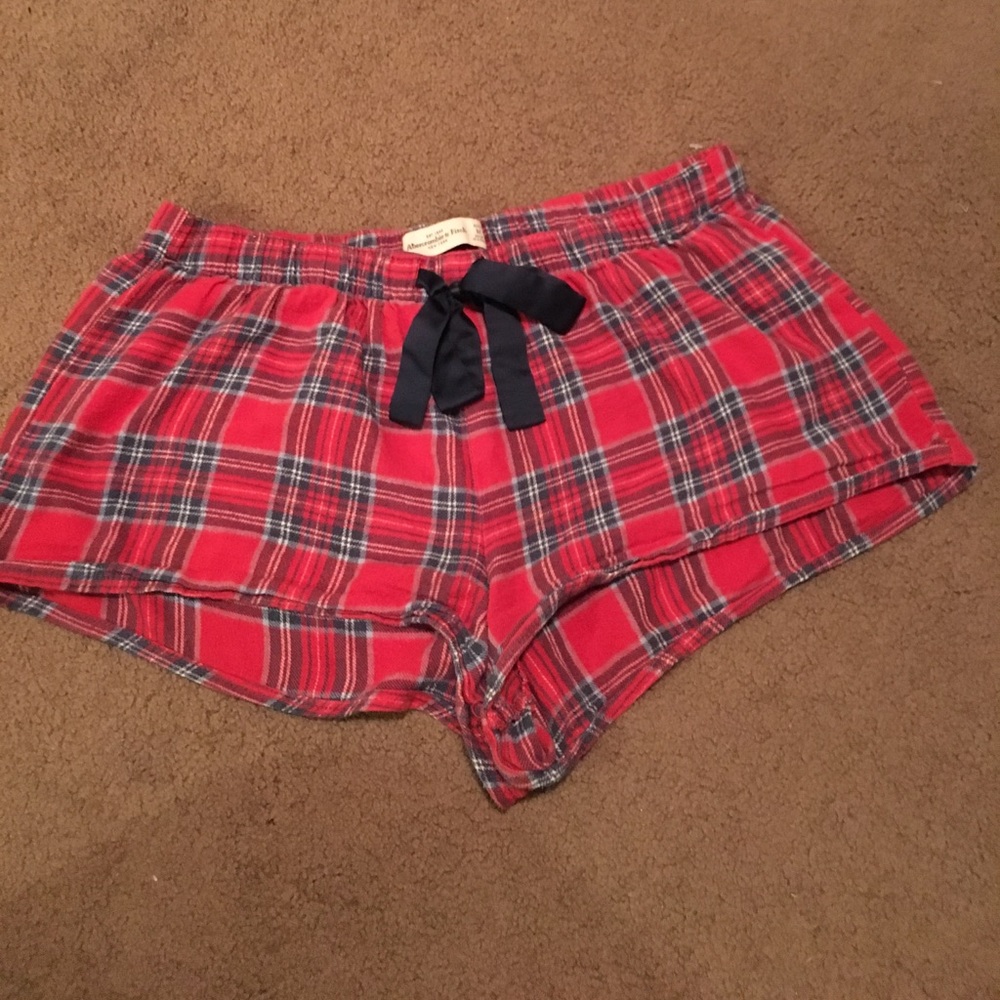 Abercrombie & Fitch plaid PJ shorts Medium