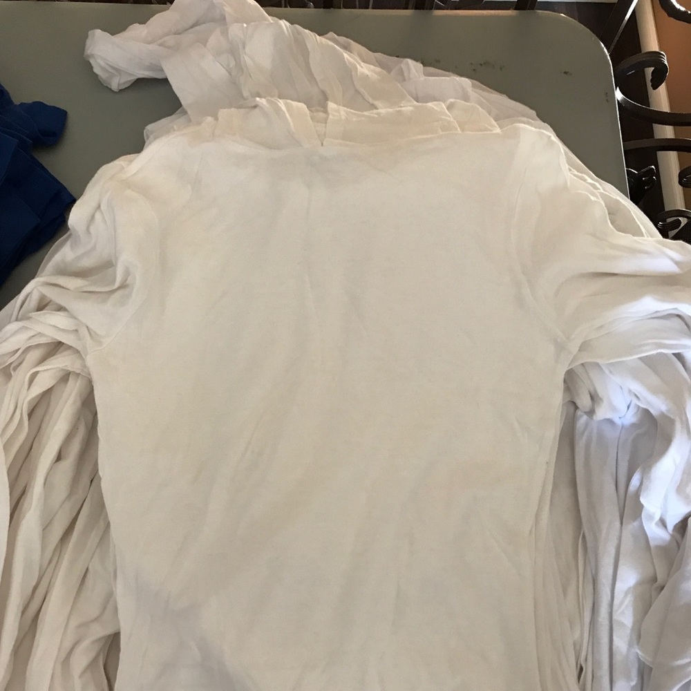 Long sleeve thin T shirts W/ hoodie for women