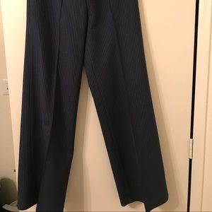 Wide leg pants suit pants
