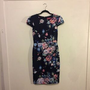 Betsy Johnson sheath floral dress