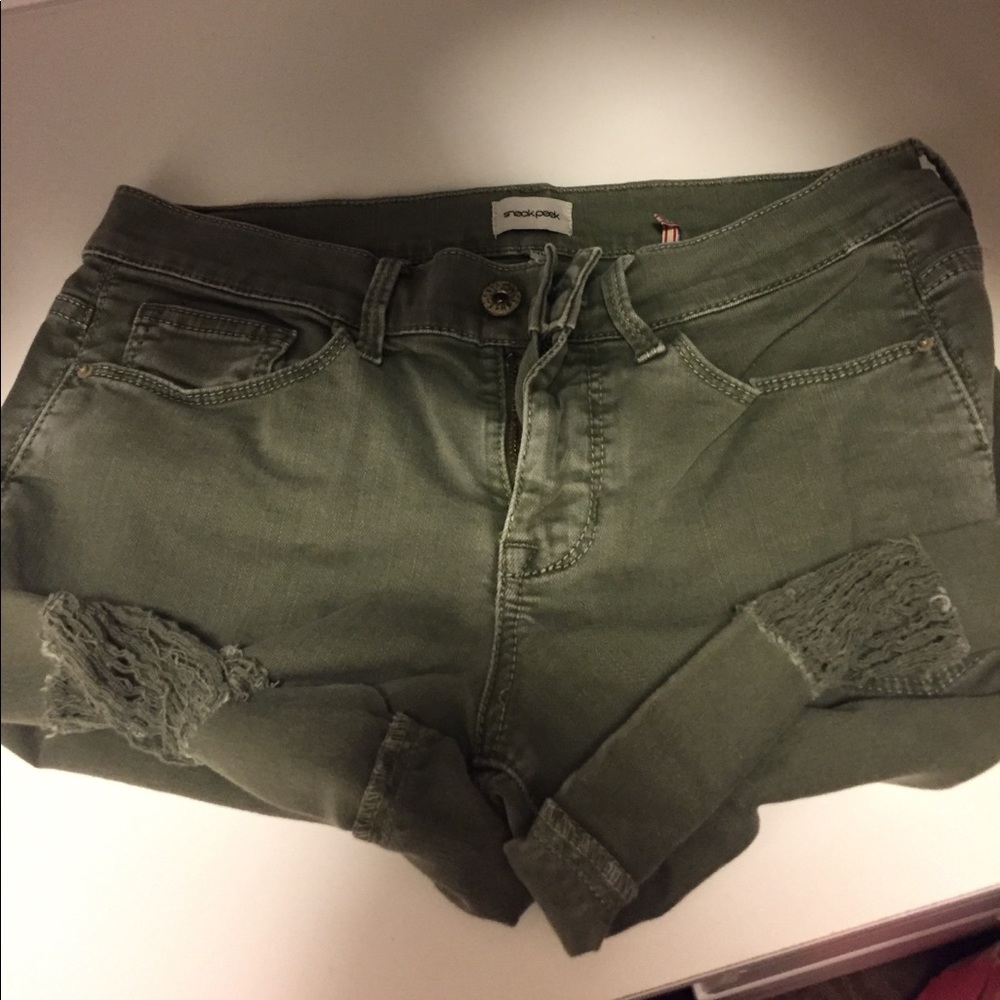 ripped shorts