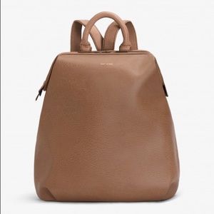 Vegan Leather Tan Matt & Nat Backpack