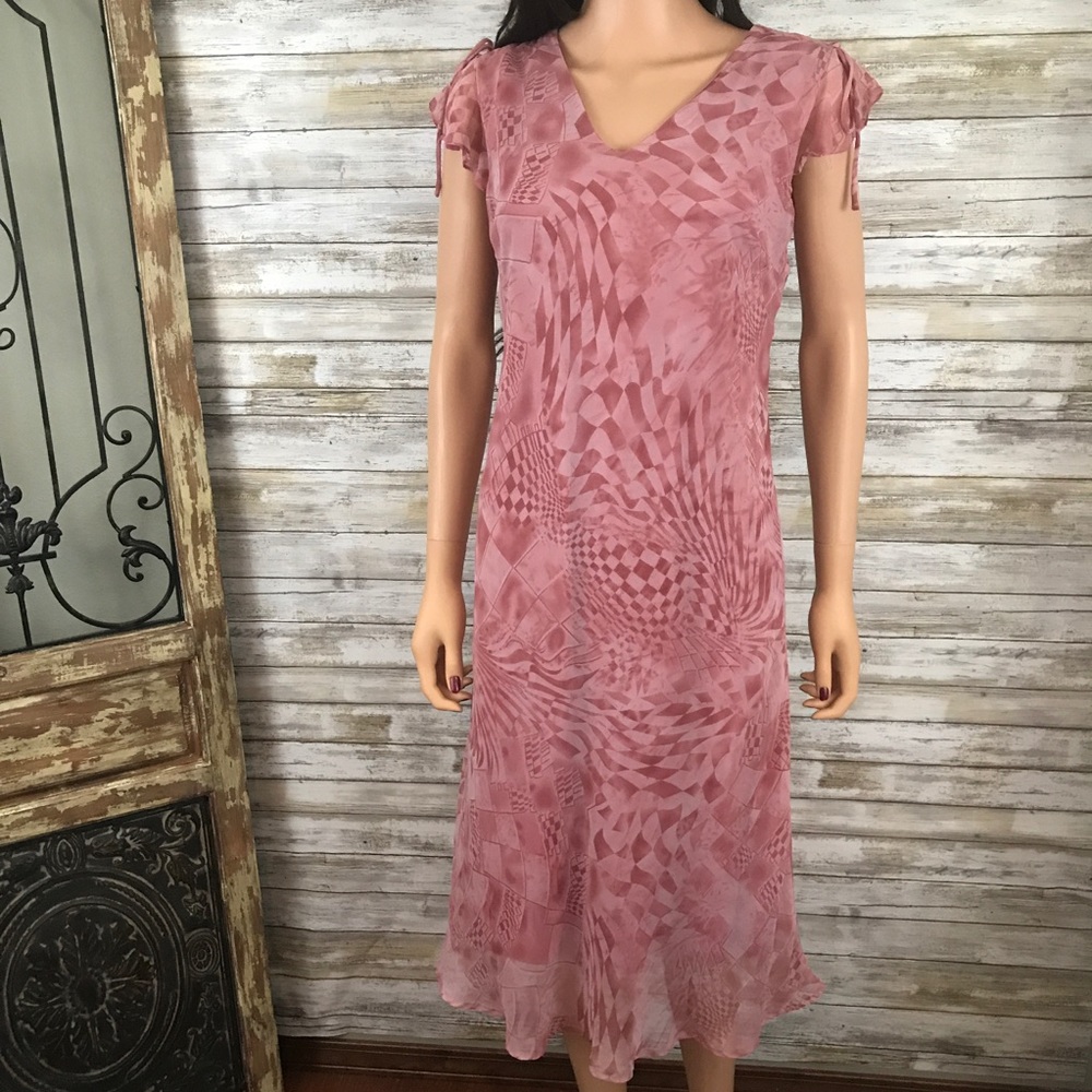 Mlle Gabrielle Rose pink dress size 8