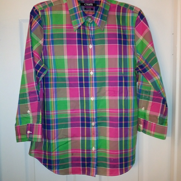 SOLD π Multi-color Button-up Shirt π - Picture 2 of 2