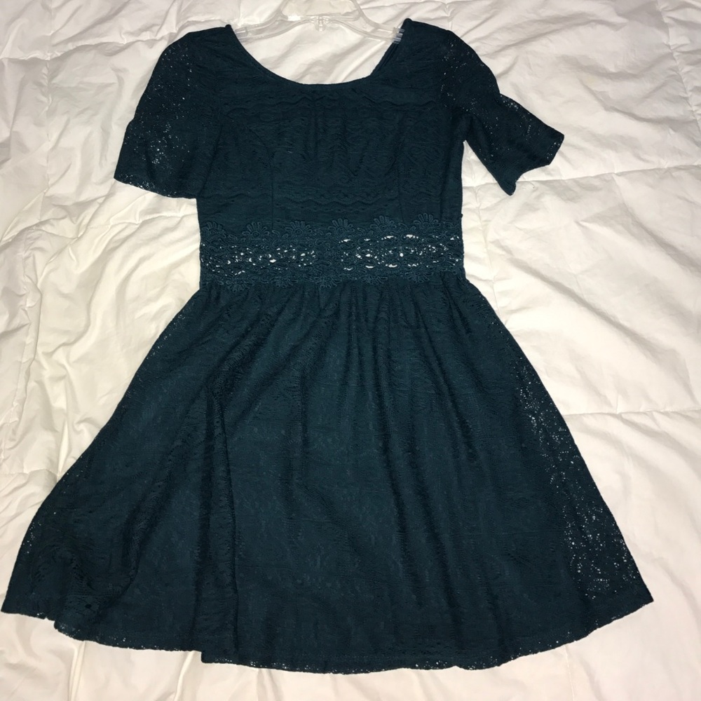 Dark Green Dress