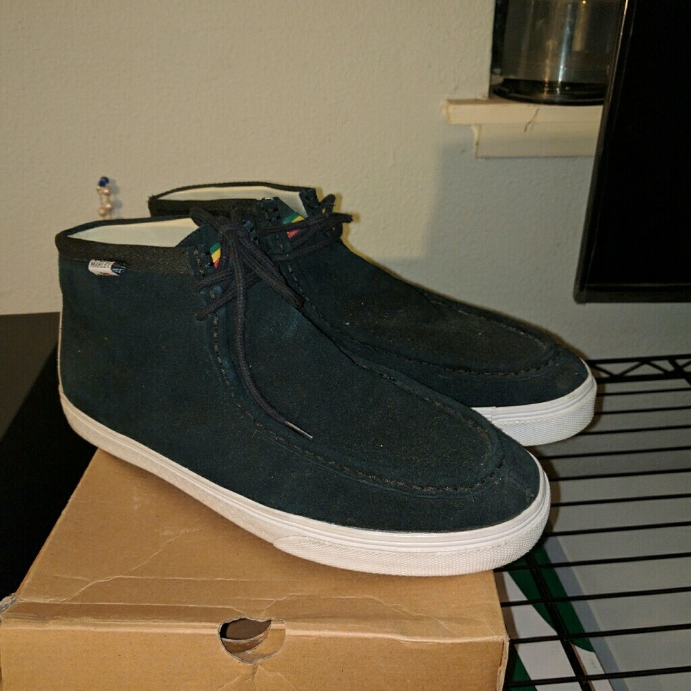 Bob Marley suede shoes