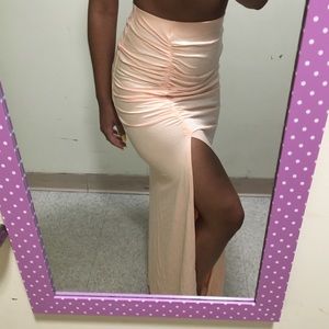 Asos Scrunched Maxi Skirt