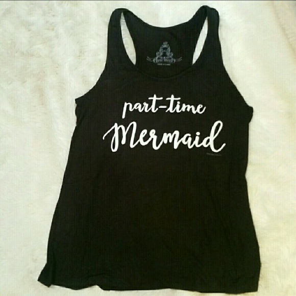 Part Time Mermaid Flowy Tank Small Medium Large - Picture 4 of 4
