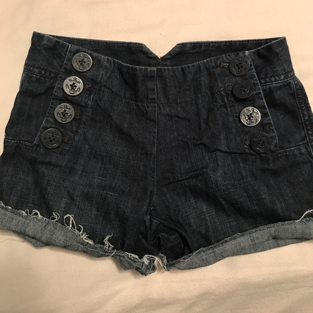 High Waisted Jean Shorts
