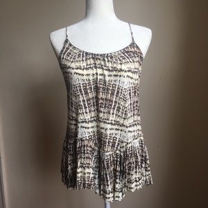 Free People Animal Print Strappy Camisole Tank