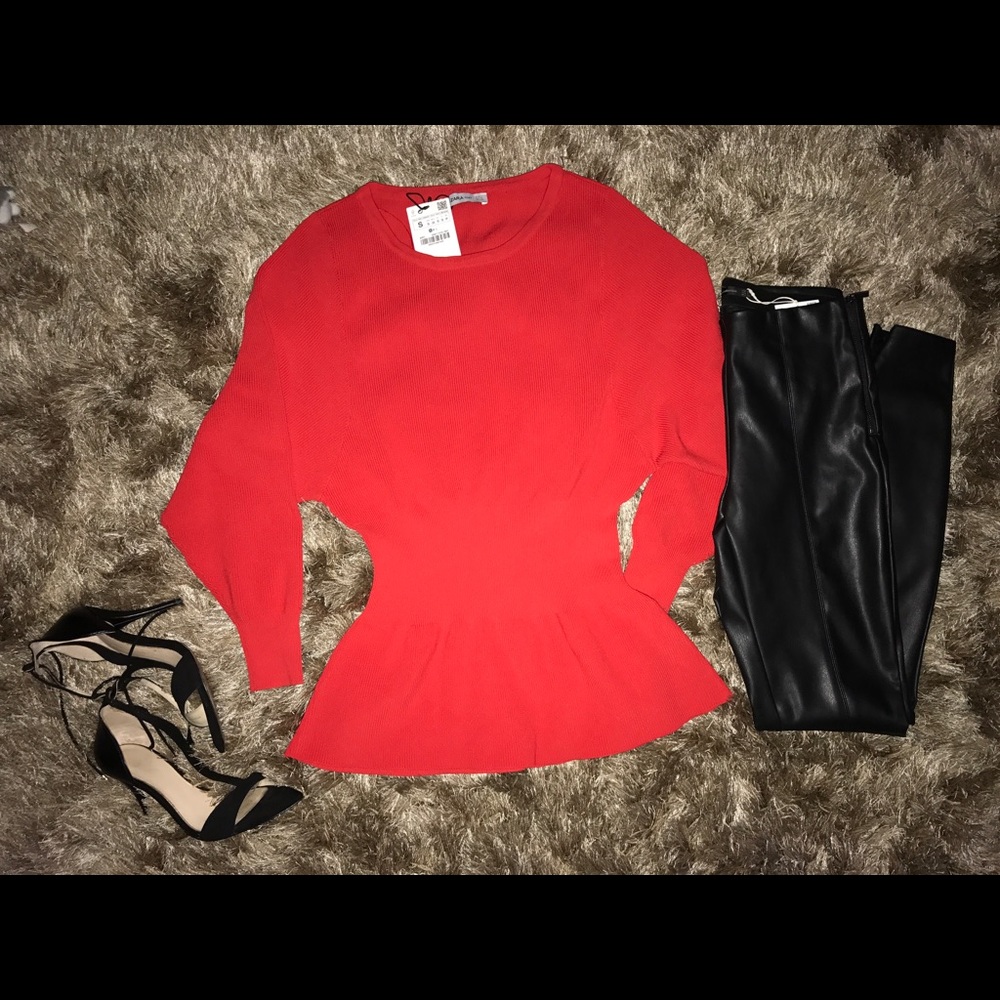 NWT ZARA knit stretchy Sweater