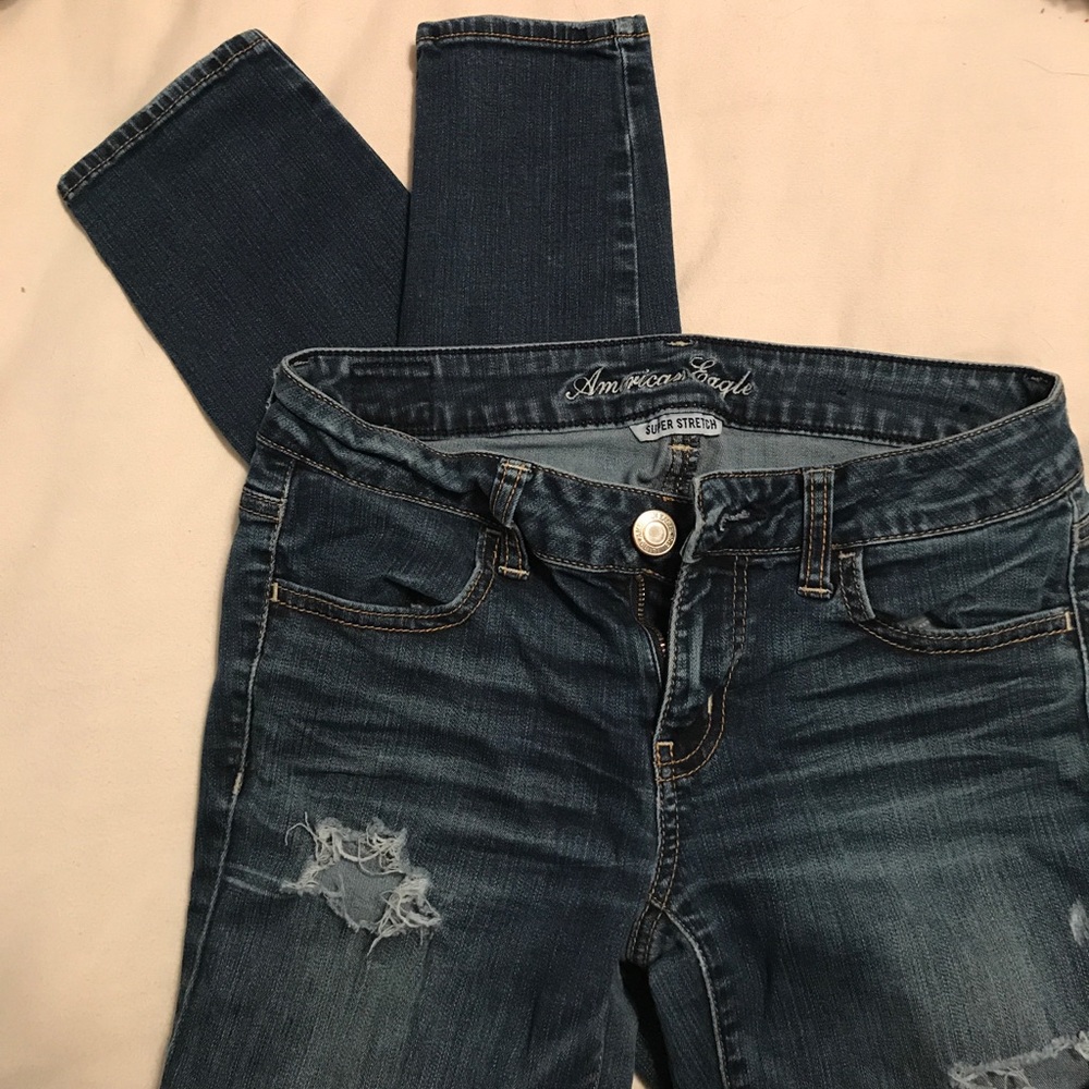 American Eagle Low Rise Skinny Jeans