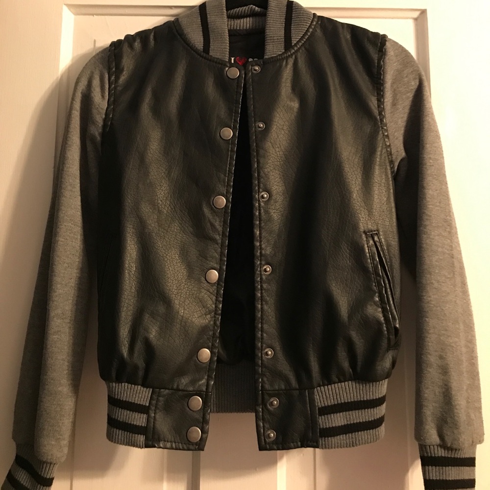 Faux Leather Jacket