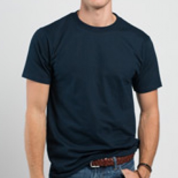 Men's crew neck basic T shirt - Picture 1 of 2