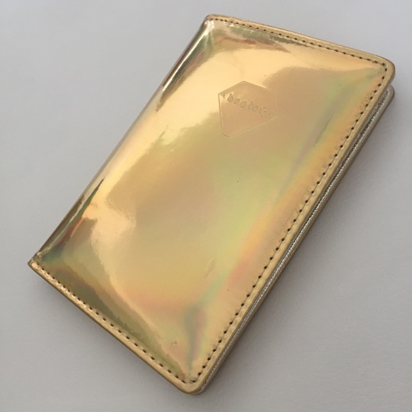 Holographic Gold rainbow Card passport holder case - Picture 4 of 5