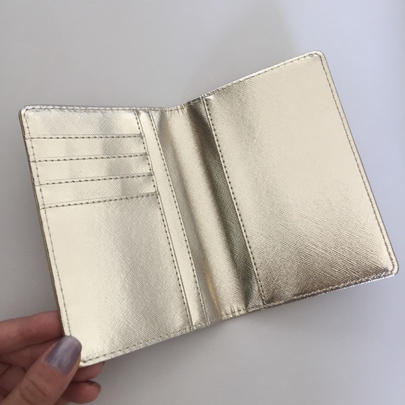 Holographic Gold rainbow Card passport holder case - Picture 5 of 5