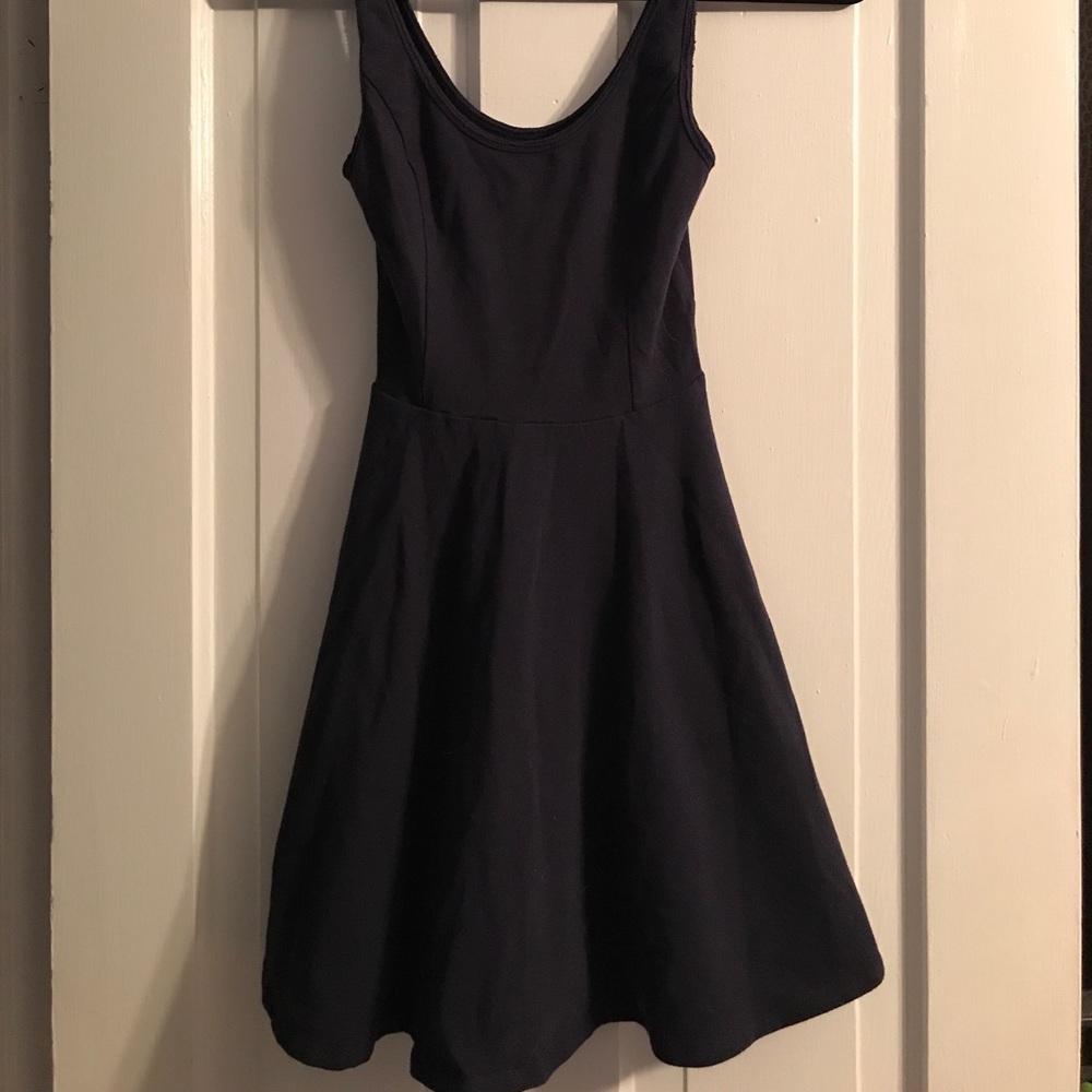 Navy Blue Spandex Hollister Dress