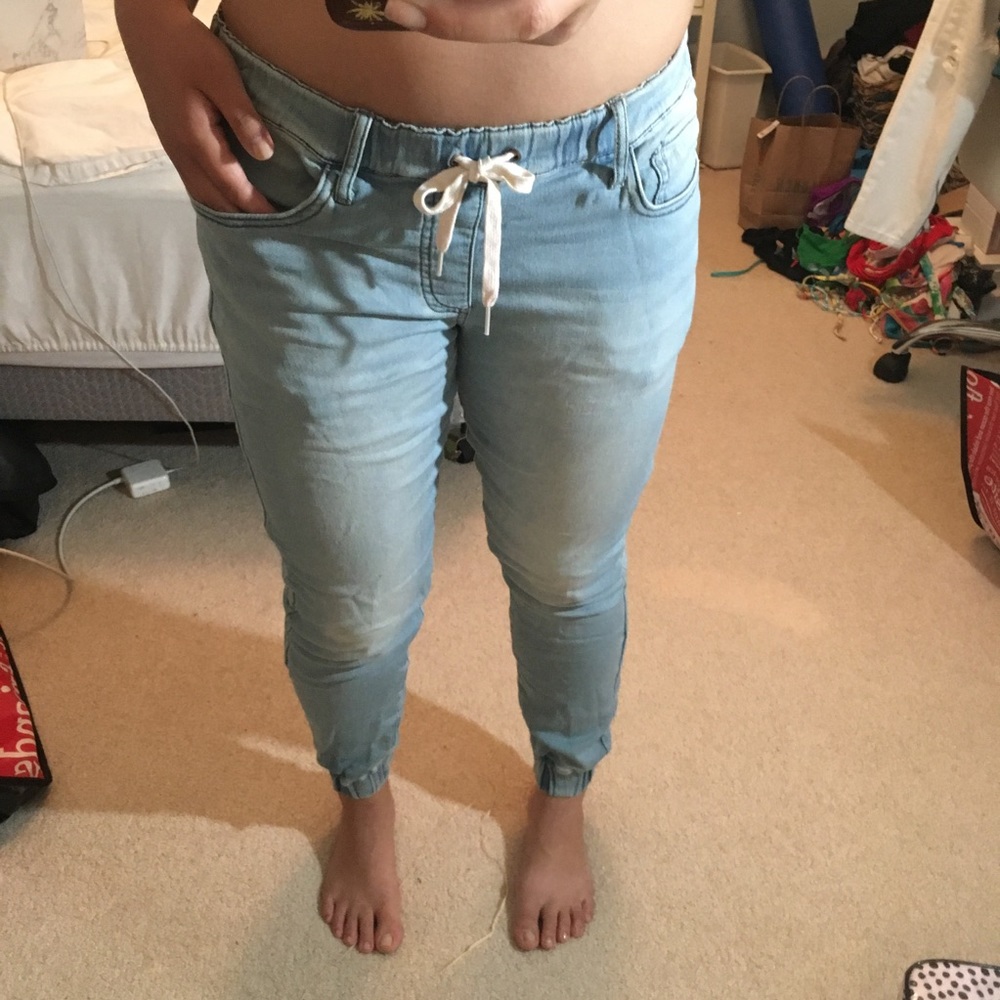 Bullhead denim joggers