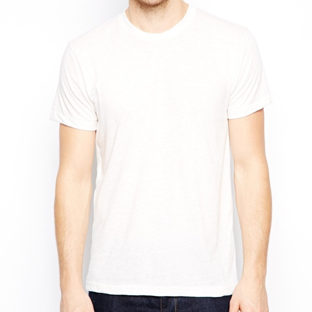 Men's or unisex crew neck basic T shirt