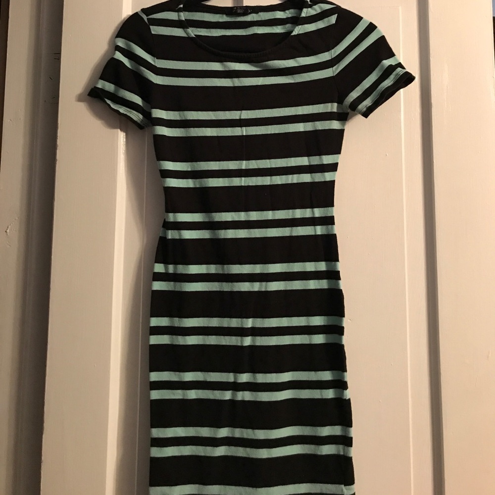 Forever 21 Striped Spandex Dress