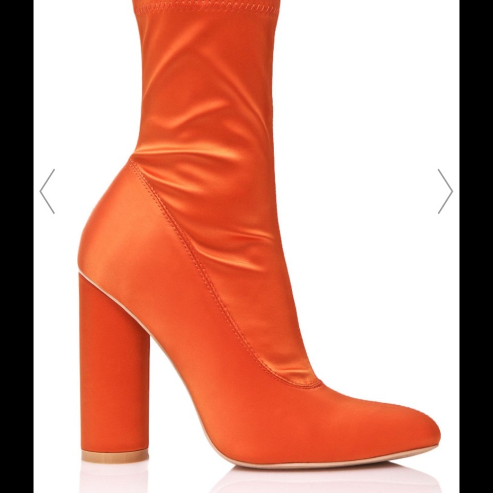 Dolls Kill Sherbert Satin Boots 7