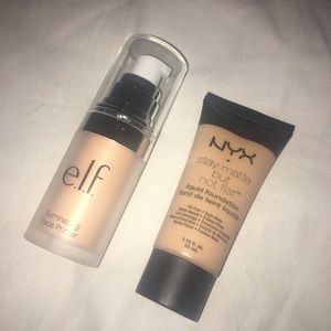Free elf primer with NYX foundation