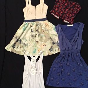 URBAN OUTFITTERS BUNDLE (TWO DRESSES/TWO TOPS)