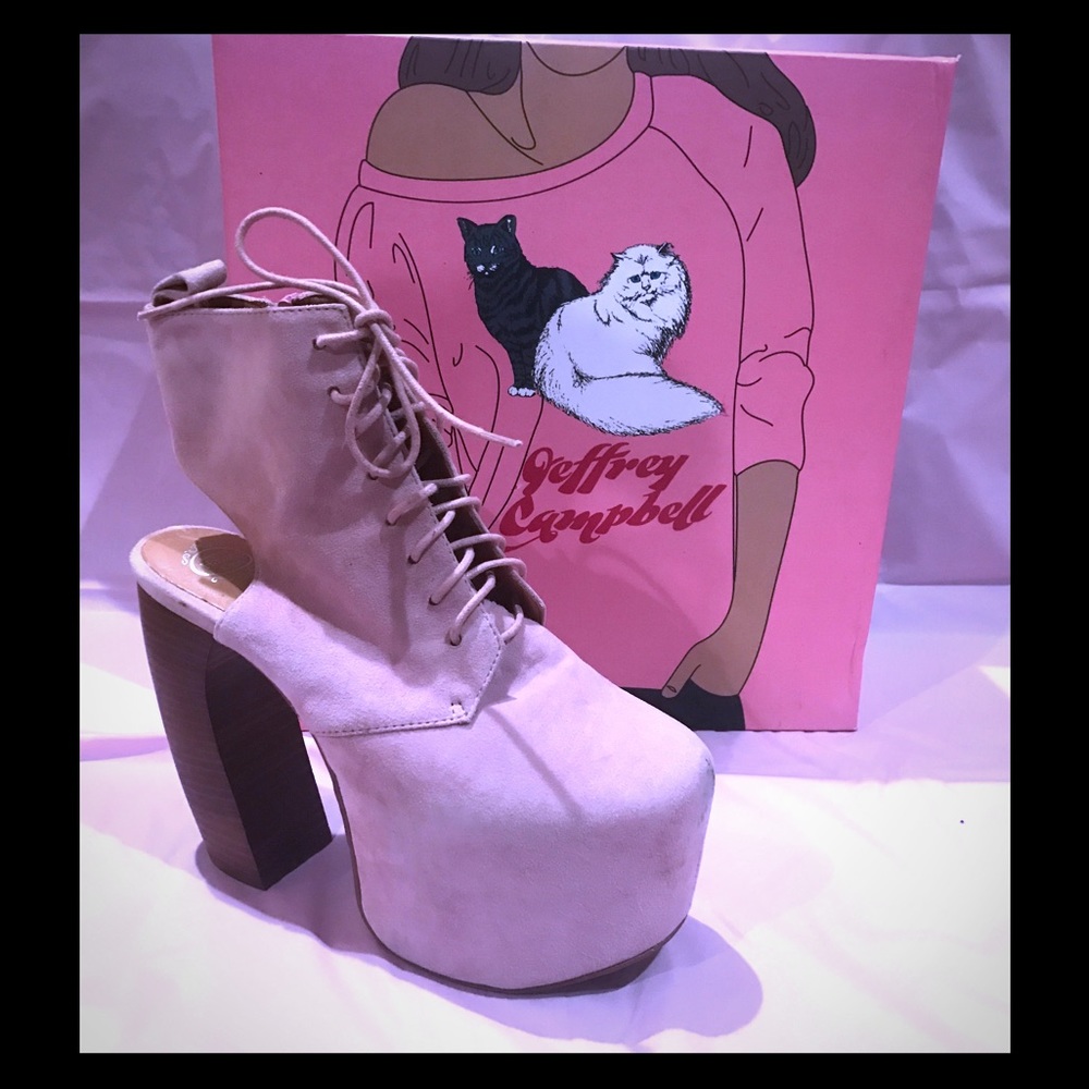 Jeffrey Campbell Pink Lana Boot Size 7.5
