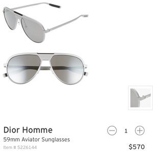 Christian Dior Homme Sunglasses