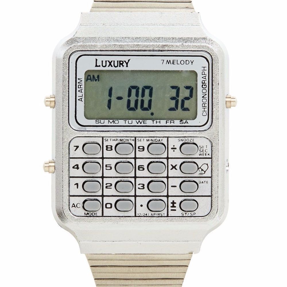 Vintage Deadstock Hipster Calculator Watch