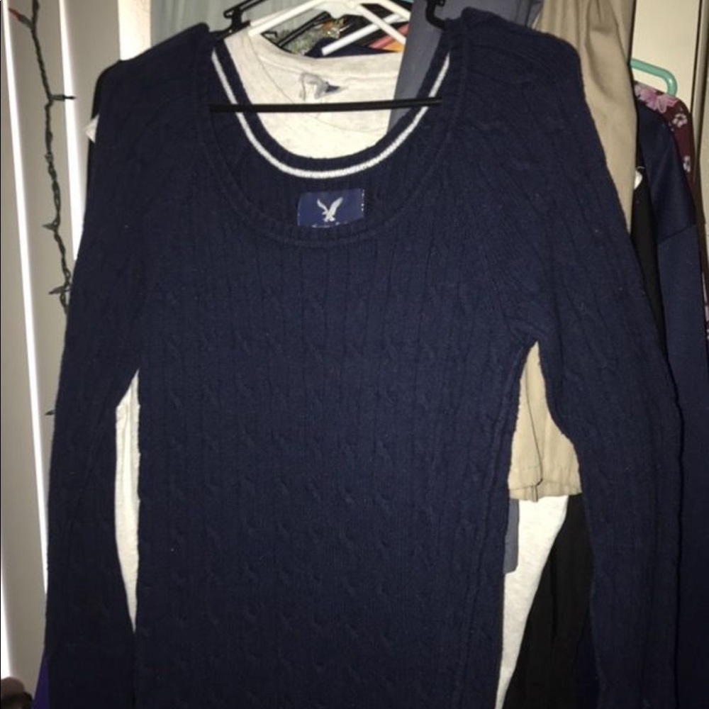 Navy blue sweater