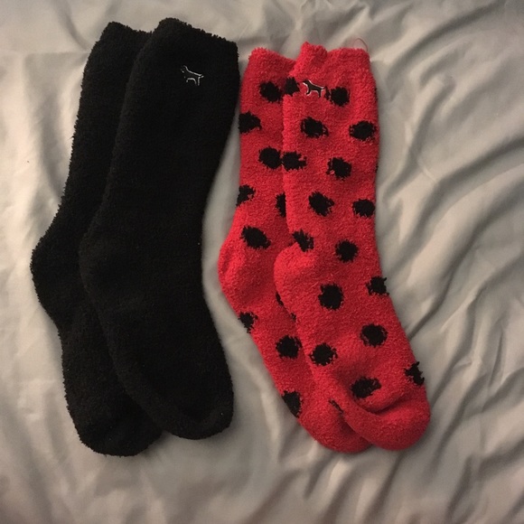 Victoria's Secret Accessories - BS fuzzy socks