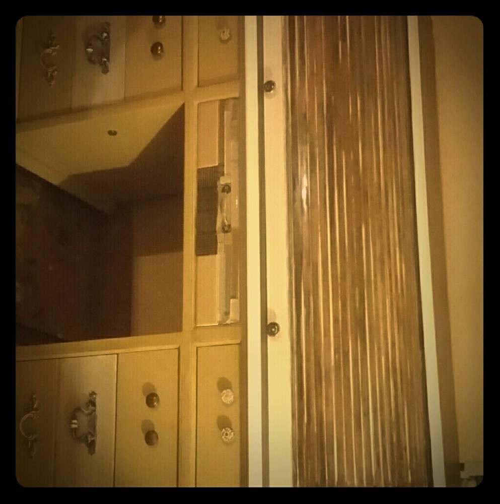 Freshly refinished vintage roll top desk