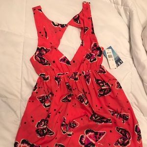 Roxy Love Seeker Butterfly Print sun dress.