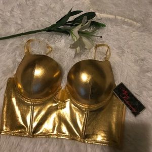 💫Gladiator Gold padded push up bra 💫