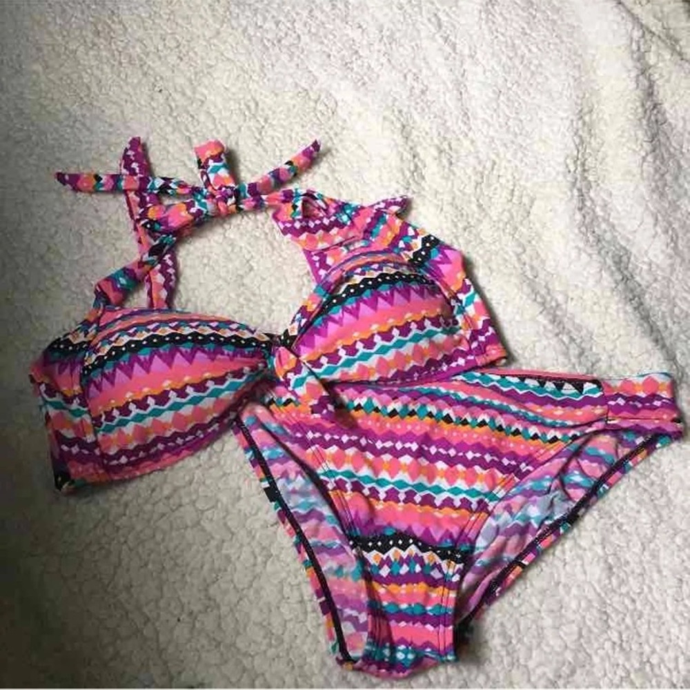 New Directions two piece bathing suit