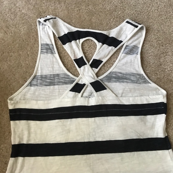 Anthropologie Pilcro striped floral embroidery top - Picture 3 of 3