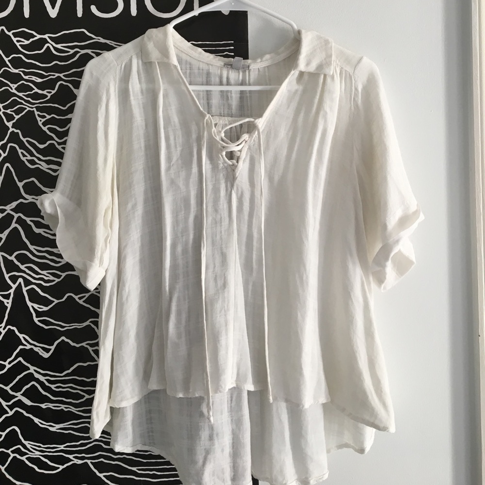 White flowy top from Urban Ours