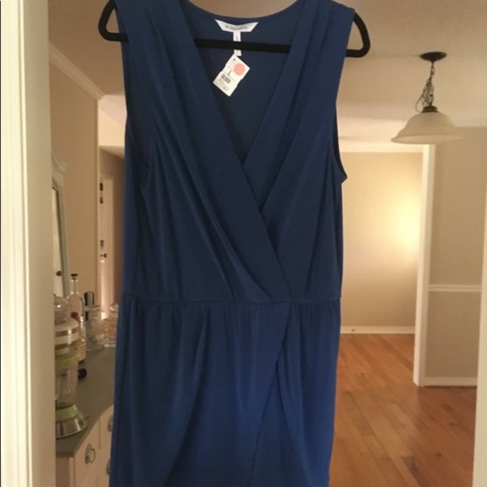 BCBG navy romper