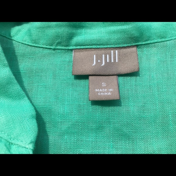 🍍J.Jill long sleeve linen tunic,sz small,NWOT🍍 - Picture 4 of 5