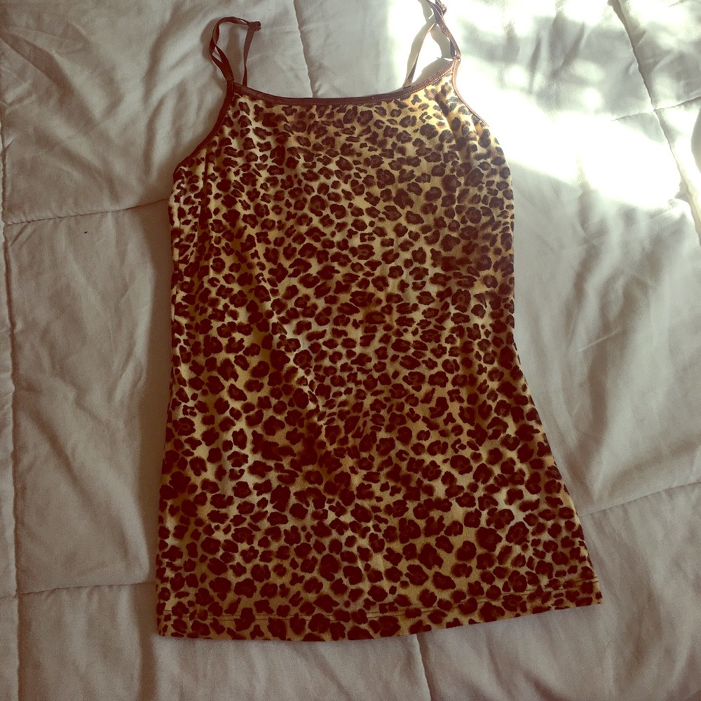 Leopard Print Tank Top