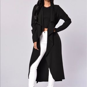 Fashion Nova curve business casual coat